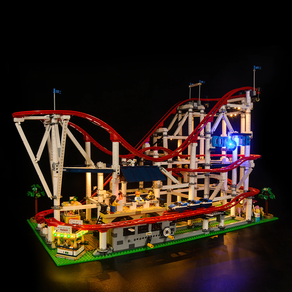 Lego Roller Coaster 10261 Light Kit