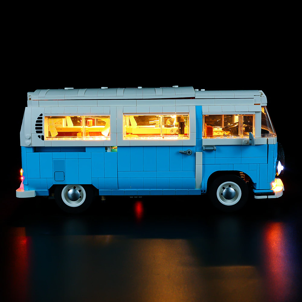 Lego Volkswagen T2 Camper Van 10279 light kit