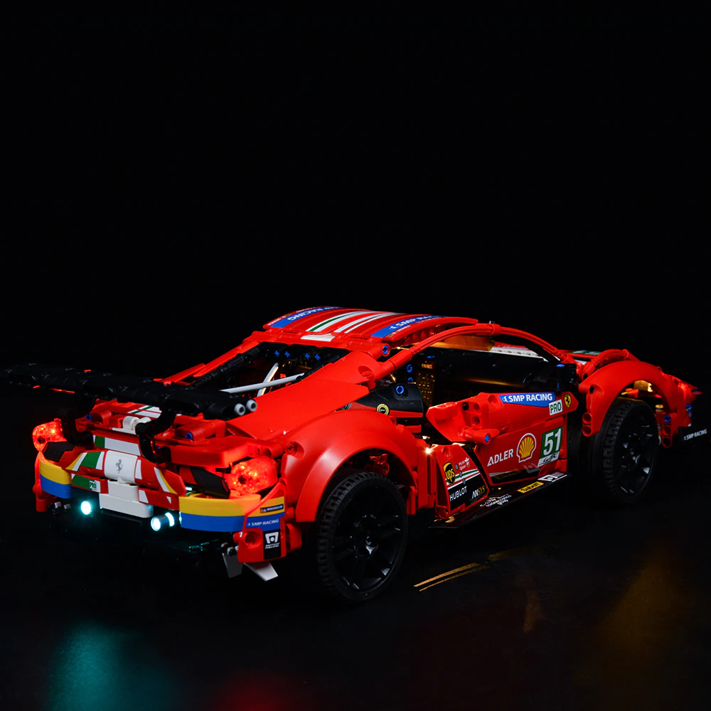 Lego Ferrari 488 GTE 42125 Light Kit