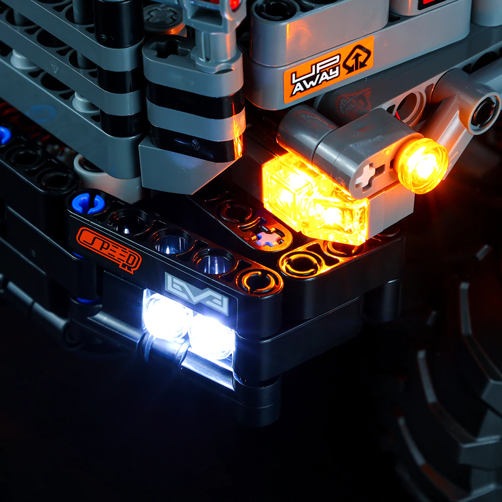 Lego 4x4 Mercedes-Benz Zetros Trial Truck 42129 Light Kit