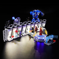 Lego Iron Man Hall of Armor 76125 Light Kit