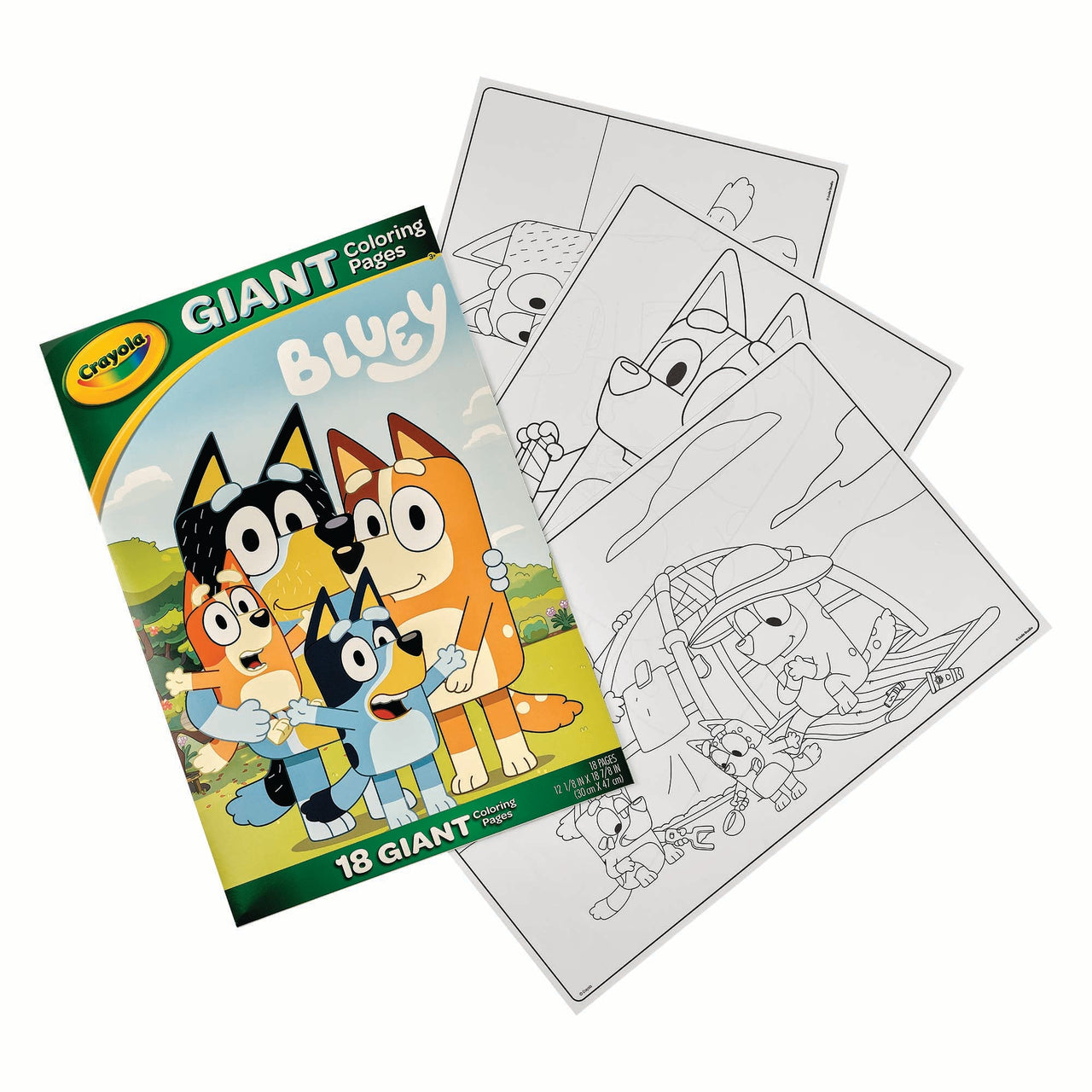 Crayola Giant Colouring Pages Bluey