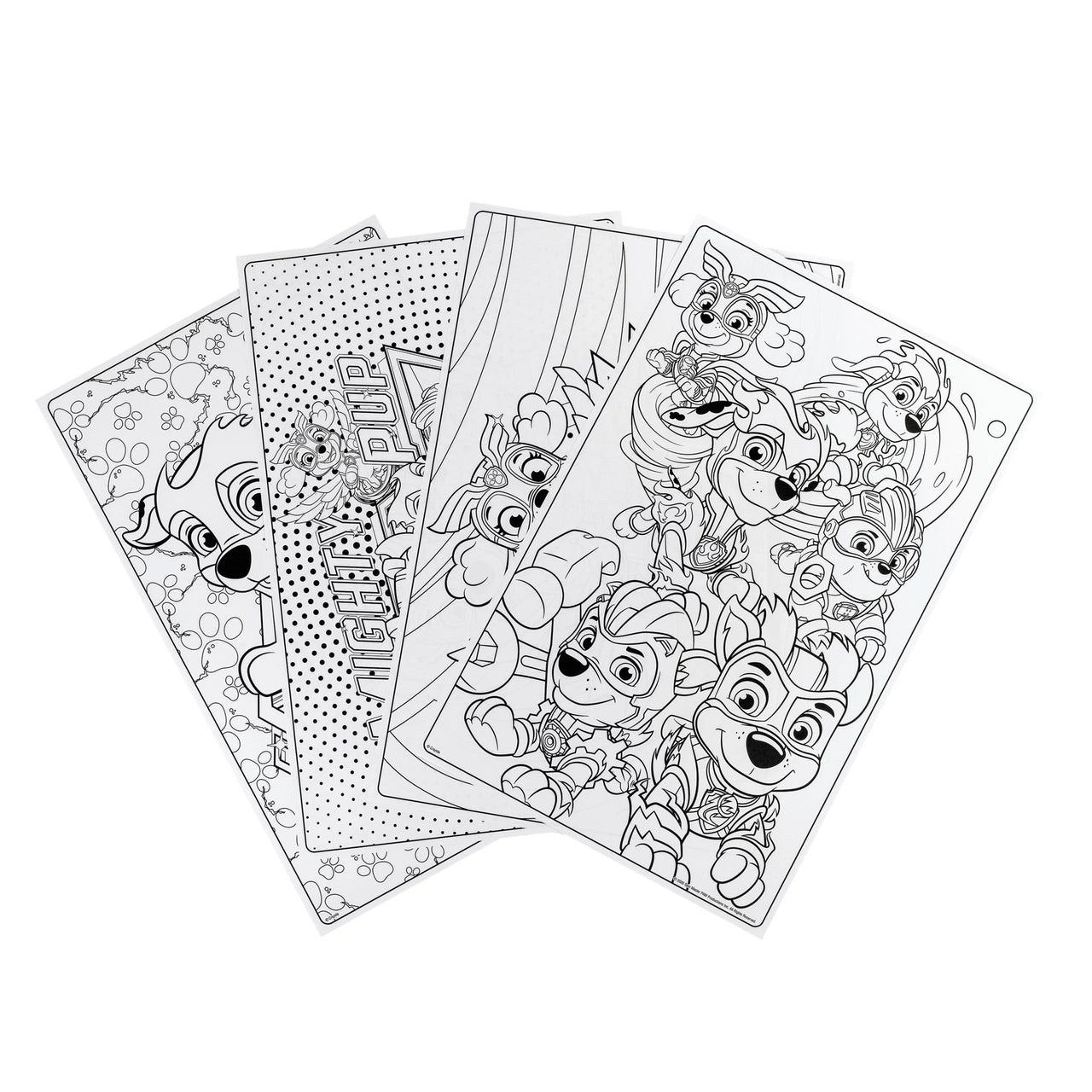 Crayola PAW Patrol Mighty Pups Charged Up Giant Colouring Pages