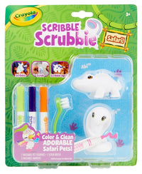 CRAYOLA SCRIBBLE SCRUBBIE SAFARI PETS CROCODILE & SNAKE