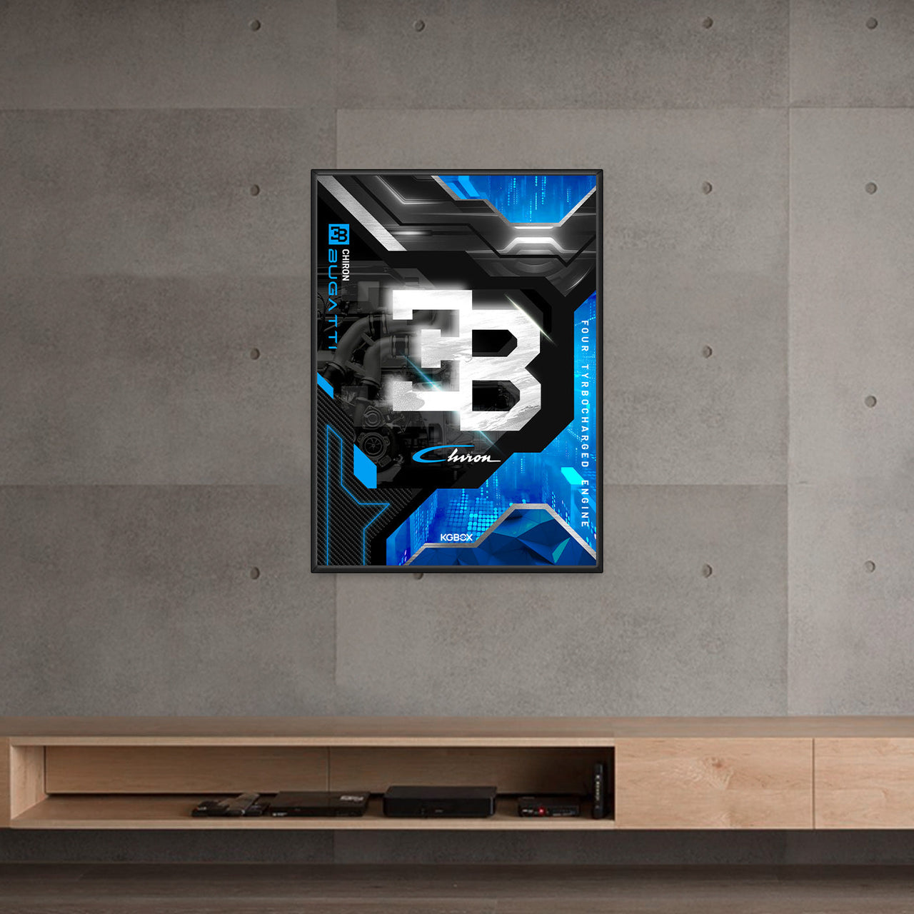 Lego 42083 Bugatti Chiron Display Wallboard