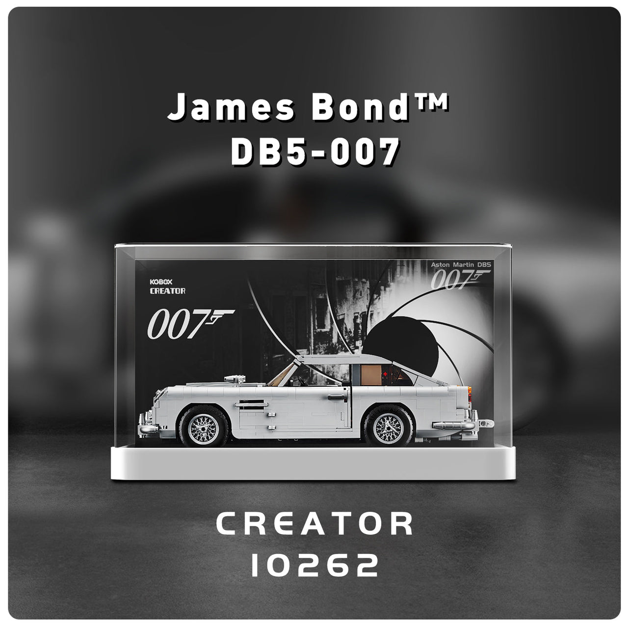 Lego 10262 James Bond Aston Martin DB5 Display Case