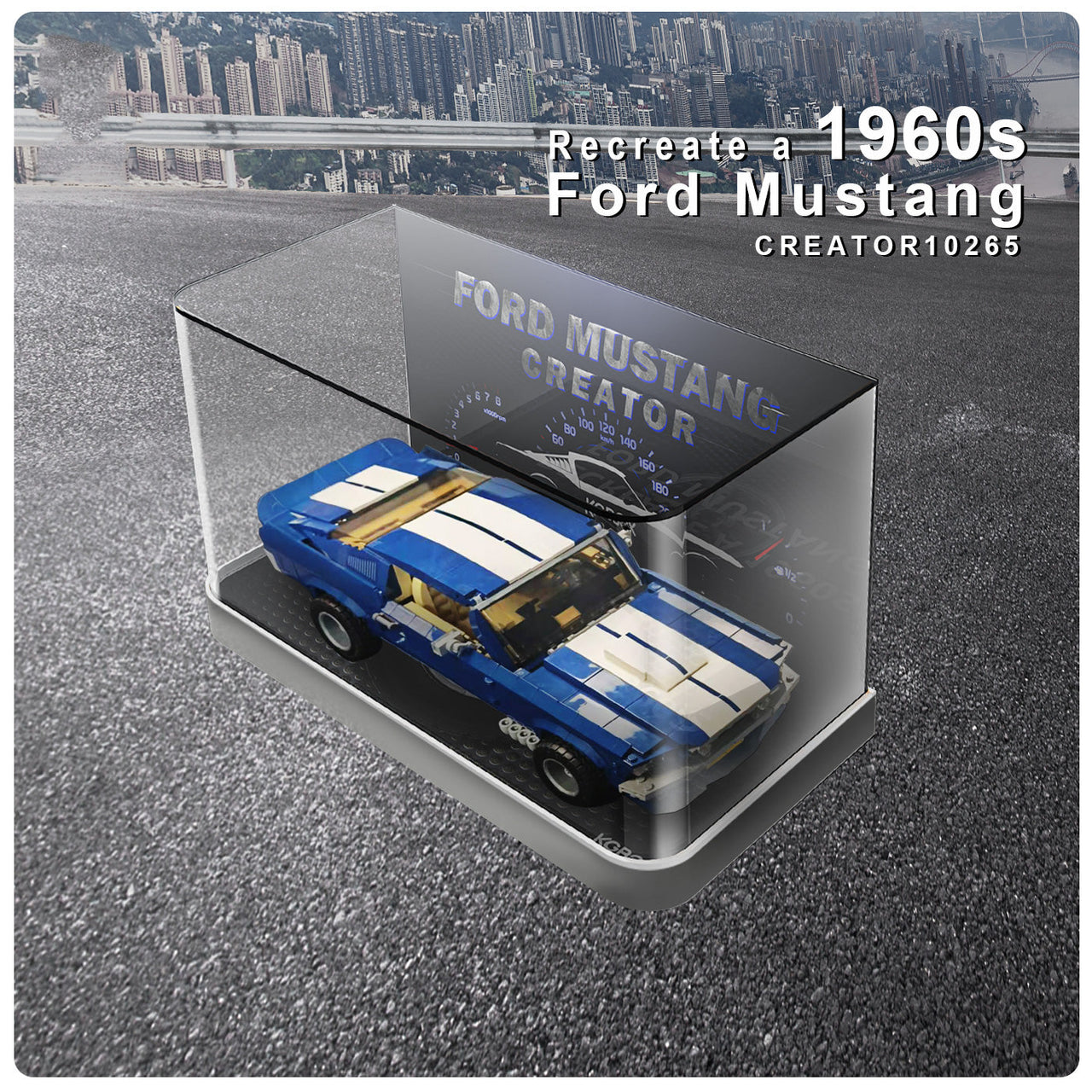 Lego Ford Mustang 10265 Display Case
