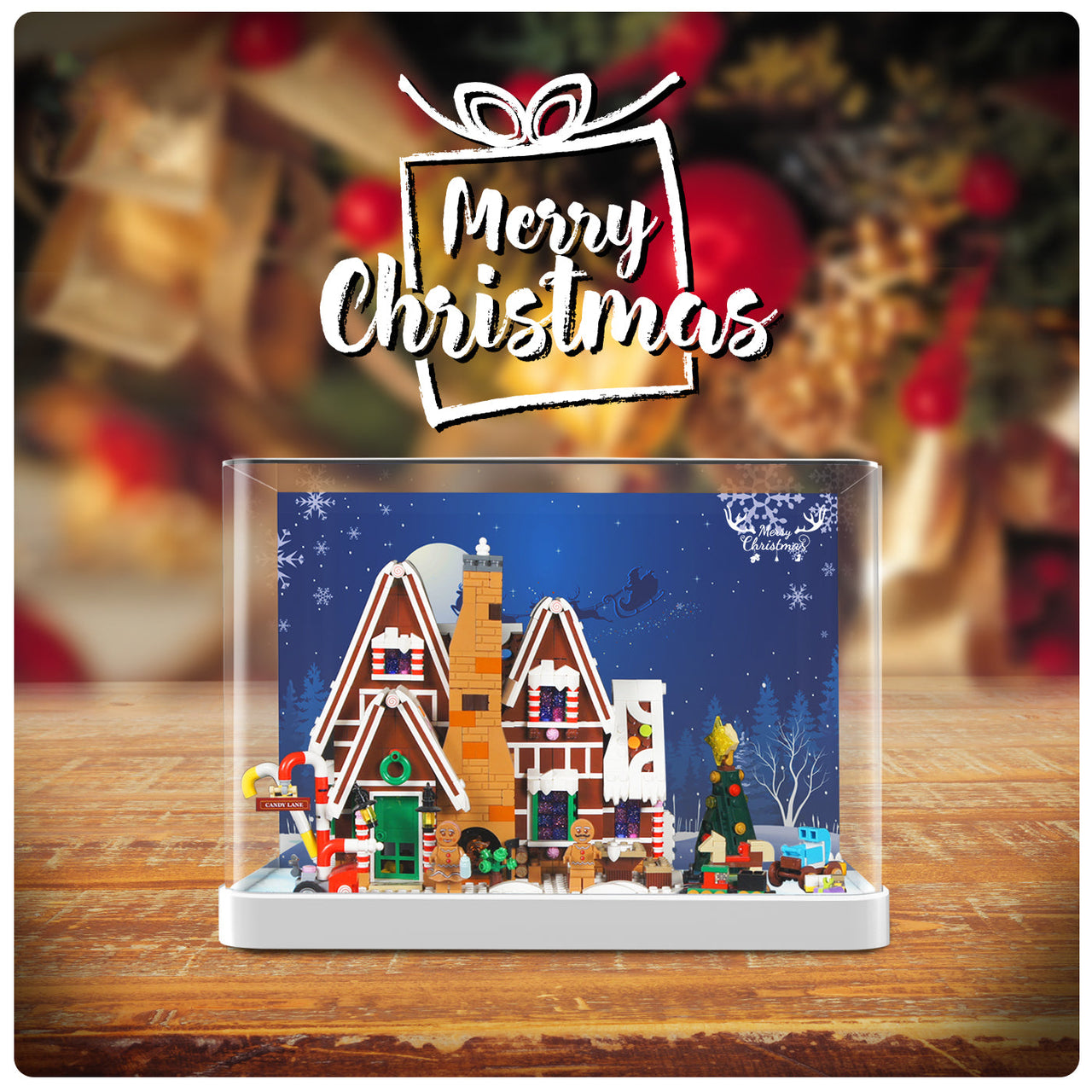Lego Gingerbread House 10267 Display Case