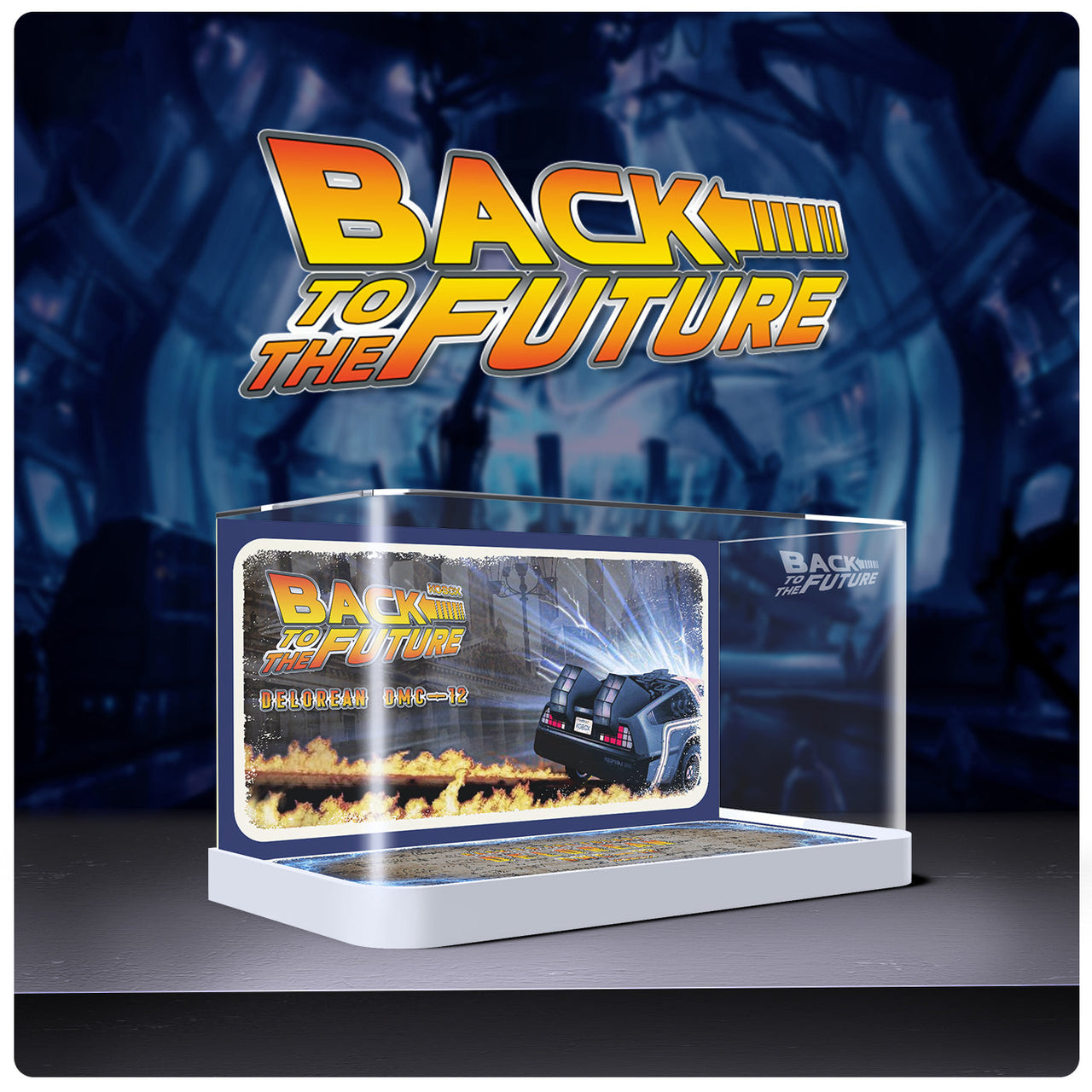 Lego Back to the Future Time Machine 10300 Display Case