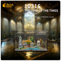 Lego The Lord of the Rings: Rivendell 10316 Display Case