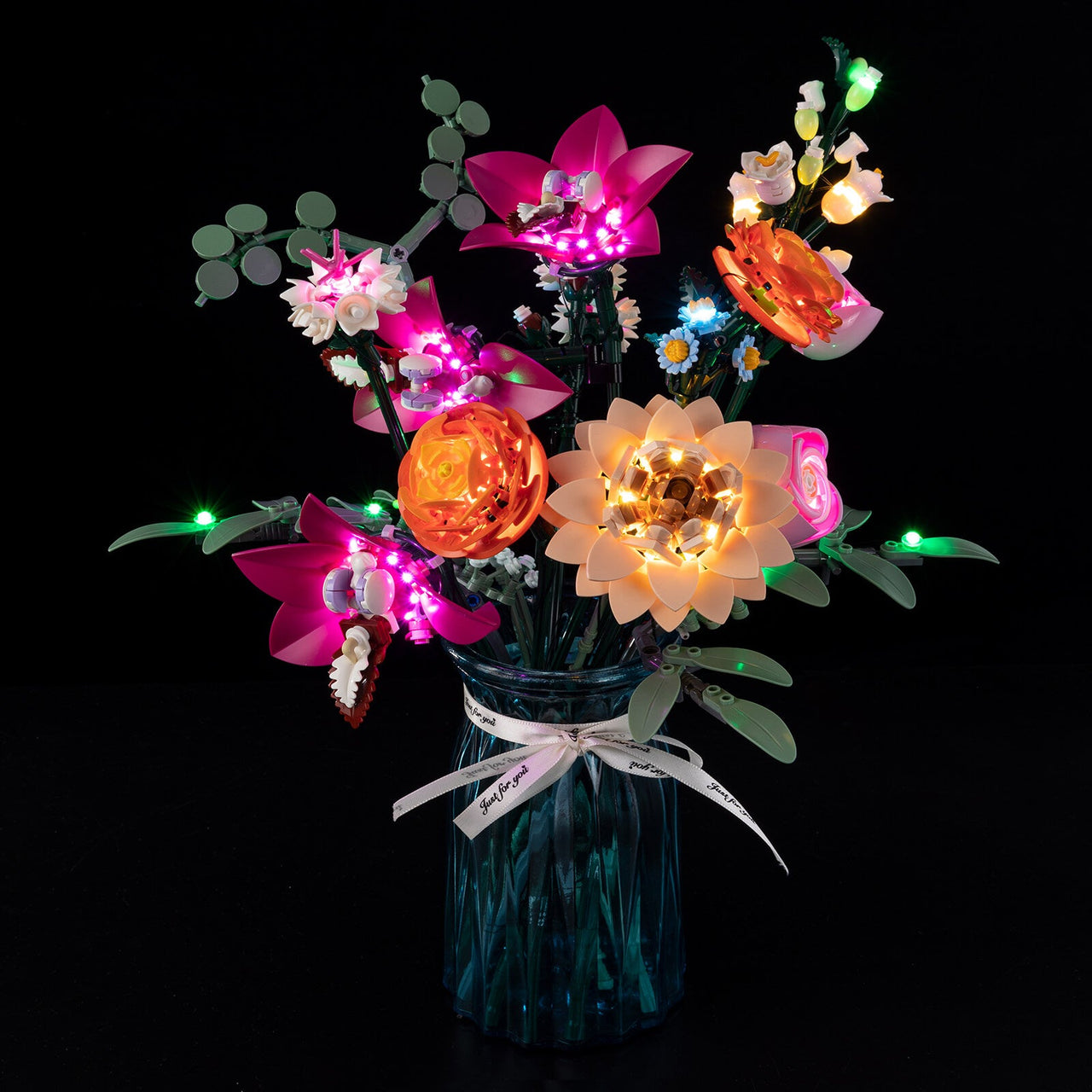 Lego Pretty Pink Flower Bouquet 10342 Light Kit