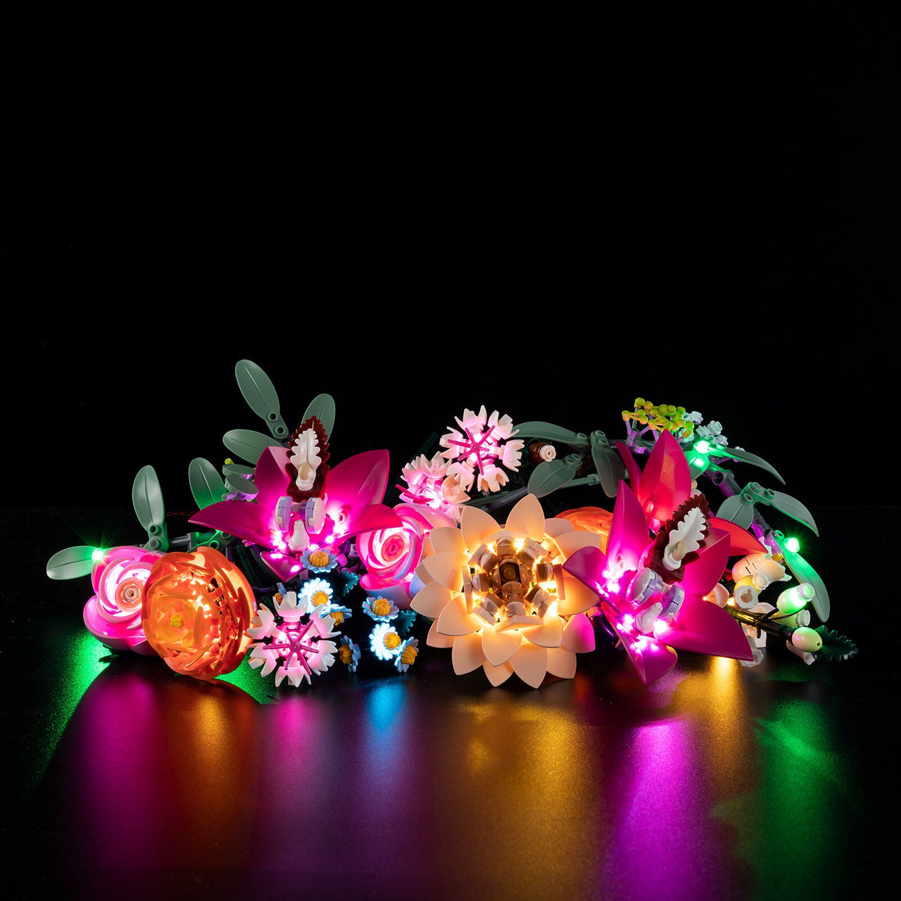 Lego Pretty Pink Flower Bouquet 10342 Light Kit