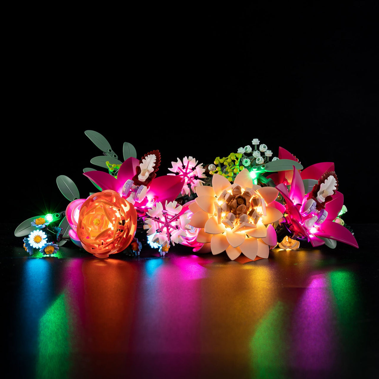 Lego Pretty Pink Flower Bouquet 10342 Light Kit