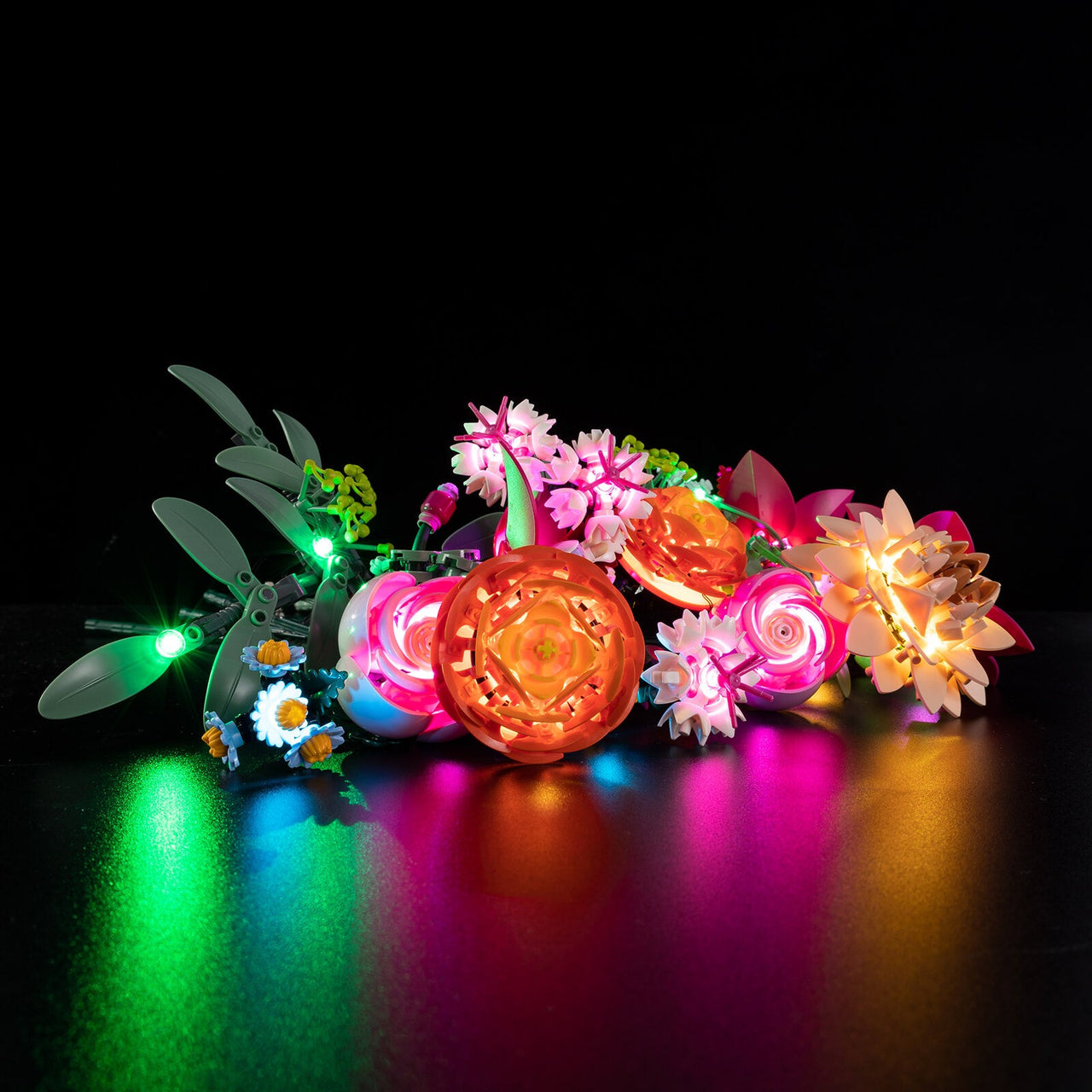 Lego Pretty Pink Flower Bouquet 10342 Light Kit