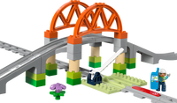 LEGO 10426 DUPLO Trains Train Bridge And Tracks Expansion Set