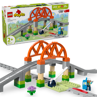 LEGO 10426 DUPLO Trains Train Bridge And Tracks Expansion Set