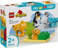 LEGO 10442 DUPLO Wild Animal Families: Penguins & Lions