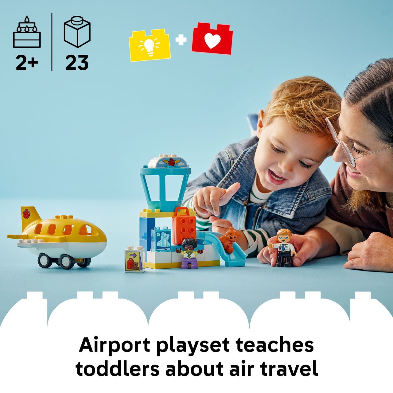 LEGO 10443 DUPLO Town First Time at the Airport