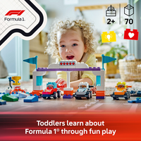 LEGO 10445 DUPLO F1 Team Race Cars & Drivers