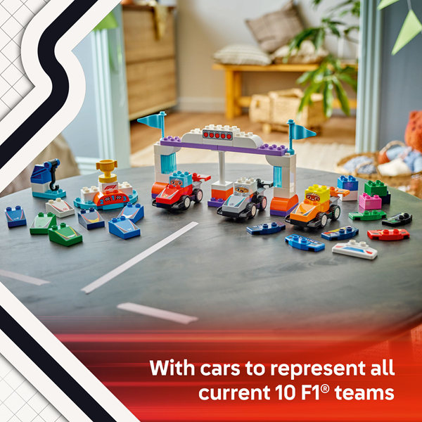 LEGO 10445 DUPLO F1 Team Race Cars & Drivers