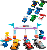 LEGO 10445 DUPLO F1 Team Race Cars & Drivers