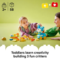 LEGO 10448 DUPLO Town 3in1 Animals on Wheels
