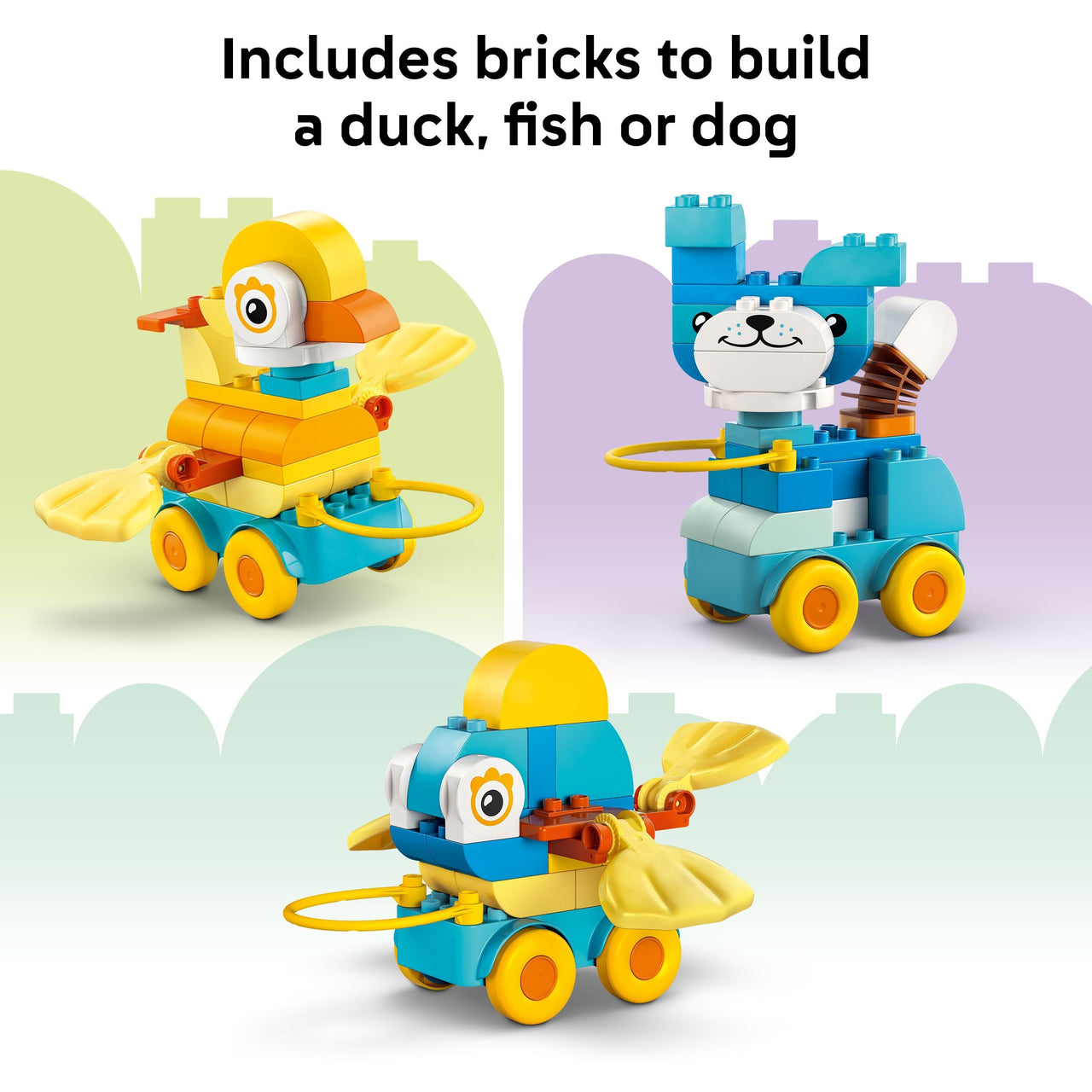 LEGO 10448 DUPLO Town 3in1 Animals on Wheels