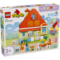 LEGO 10459 DUPLO Bluey: Bluey’s Family House with Memory Game