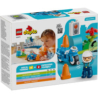 LEGO 10471 DUPLO Town Blue Police Motorcycle