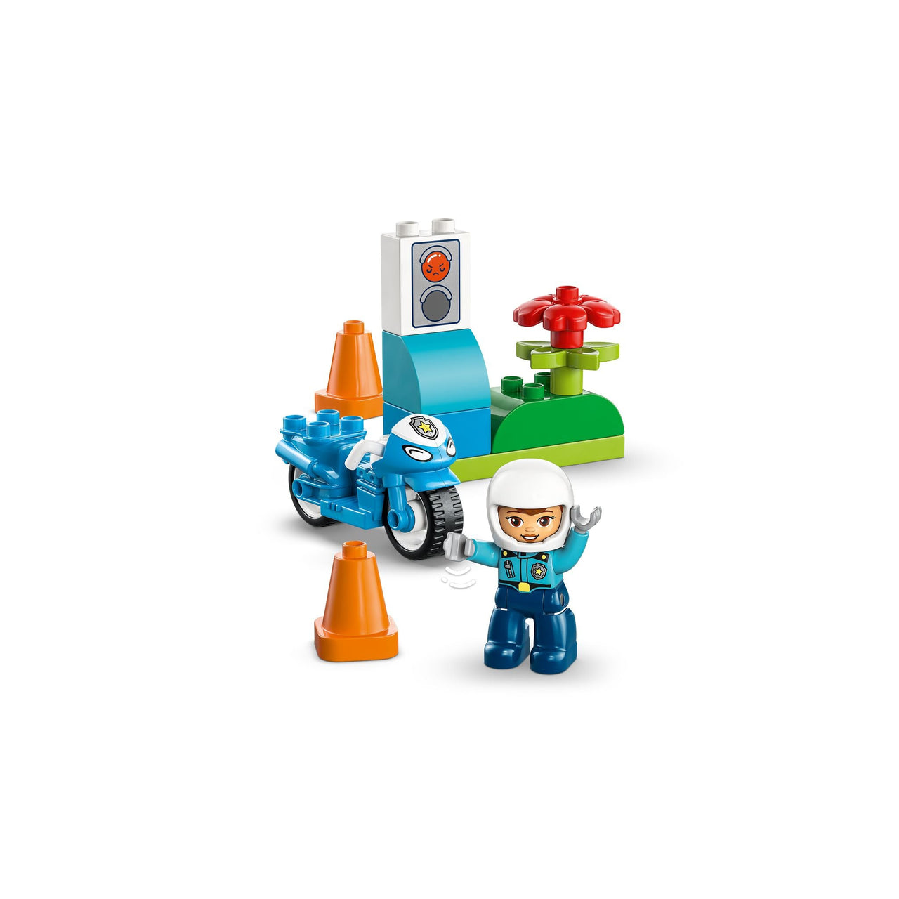 LEGO 10471 DUPLO Town Blue Police Motorcycle