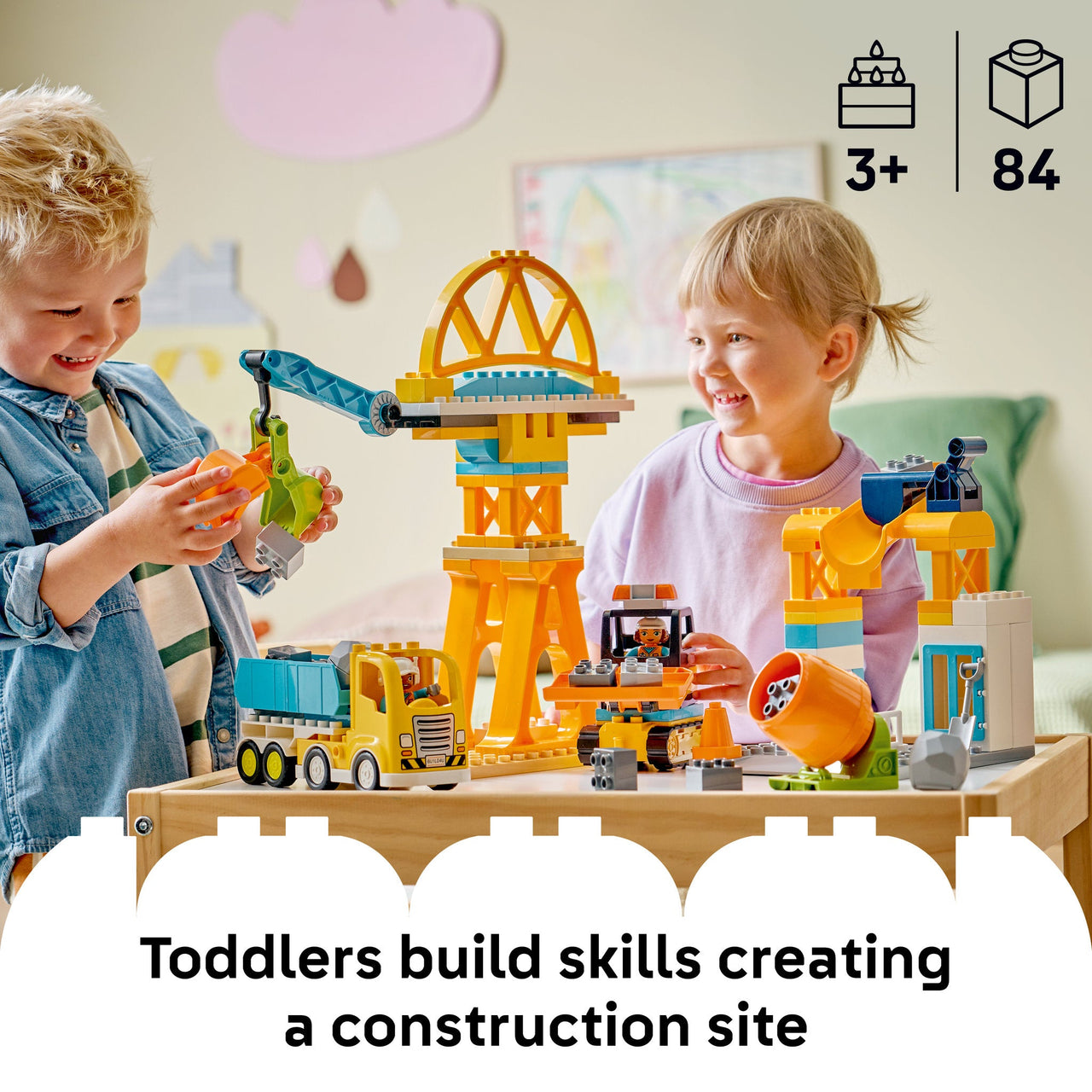 LEGO 10476 DUPLO 3 In 1 Construction Site And Vehicles