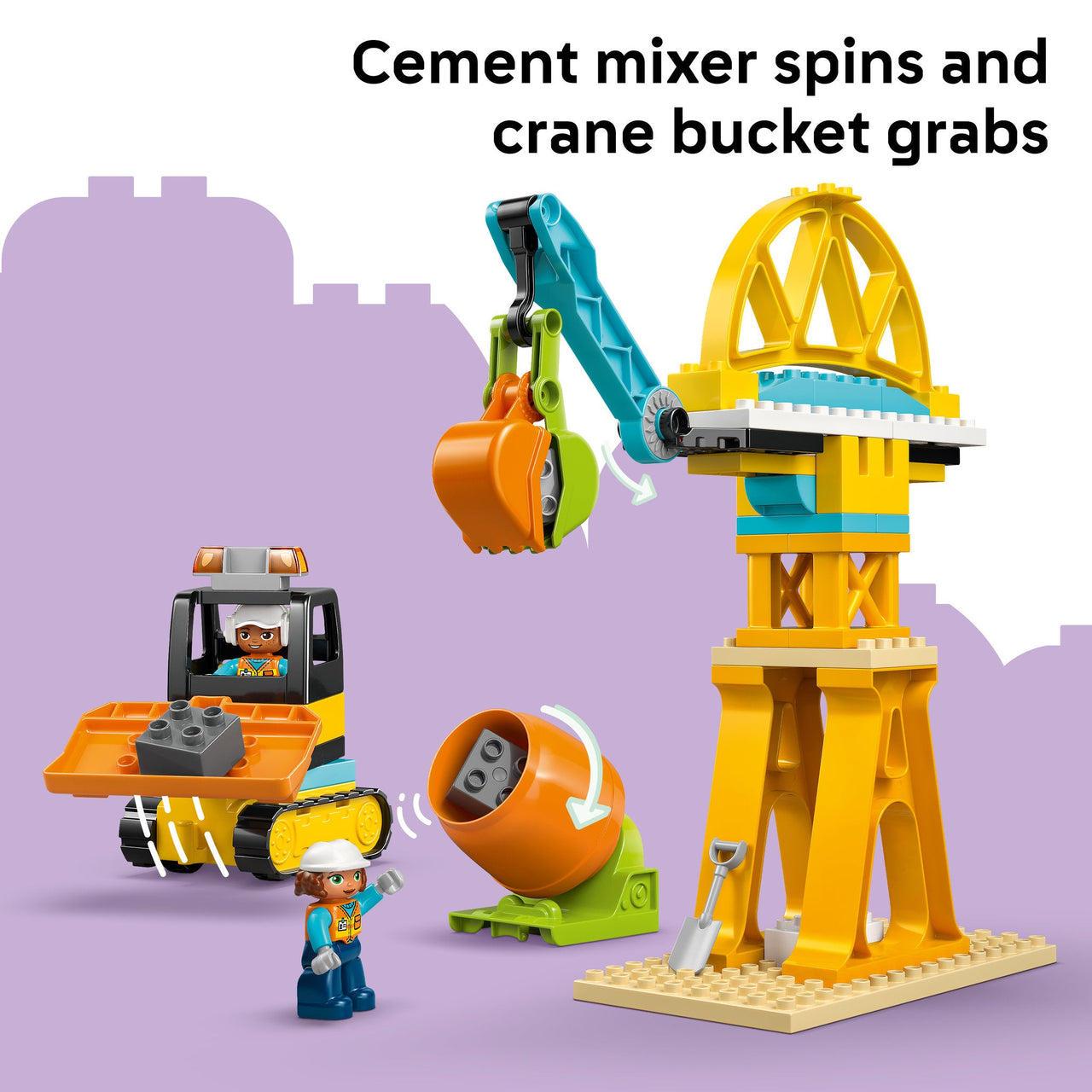 LEGO 10476 DUPLO 3 In 1 Construction Site And Vehicles