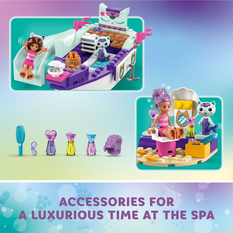 LEGO 10786 Gabby's Dollhouse Gabby & Mercats Ship And Spa – Kidstoys.nz
