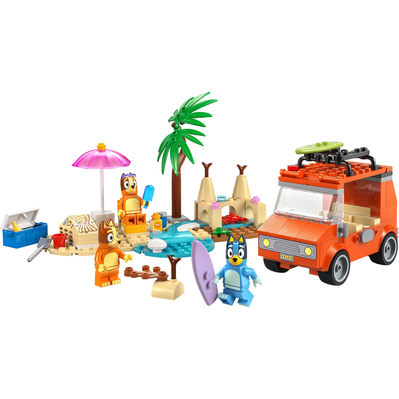 LEGO 11202 Bluey: Bluey’s Beach & Family Car Trip