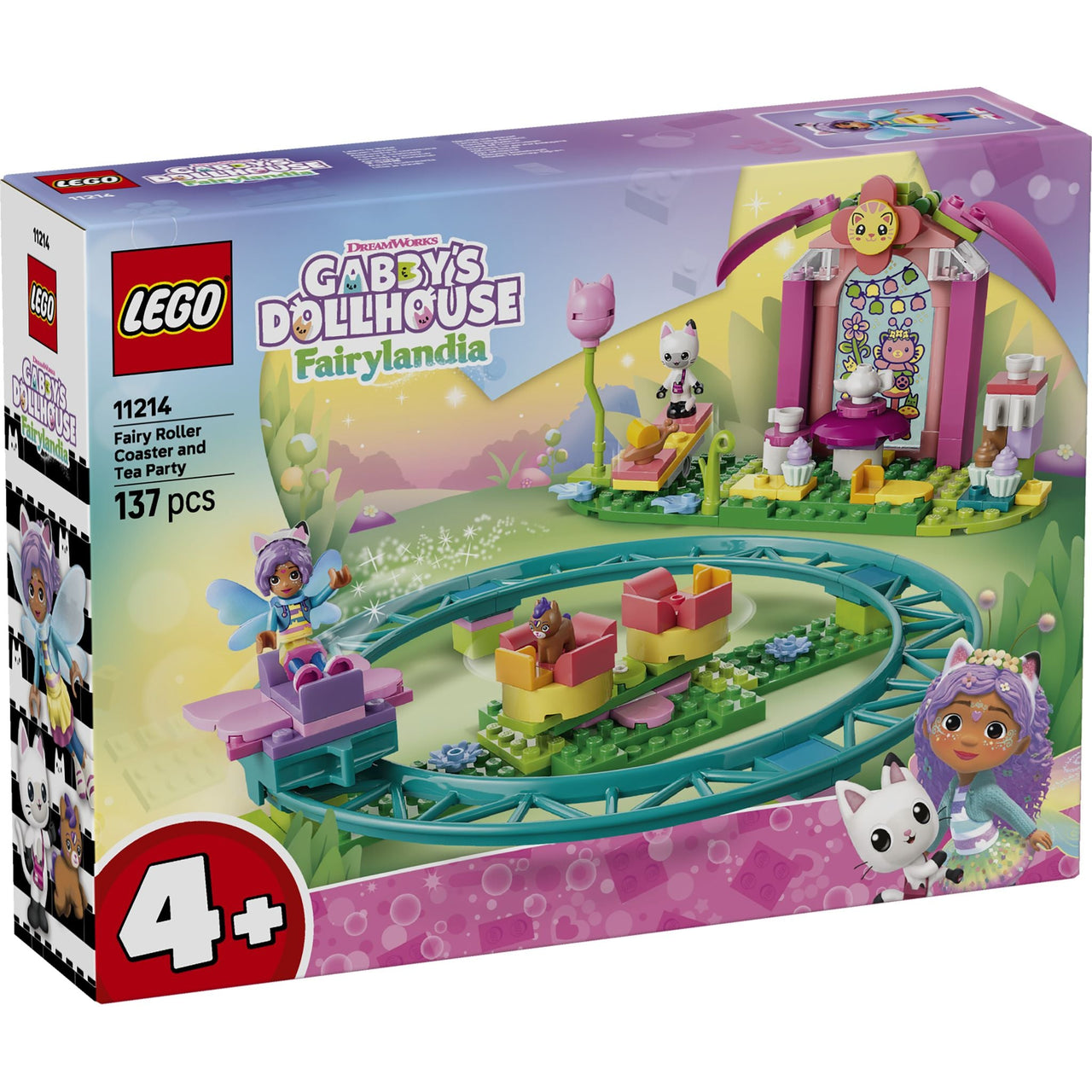 LEGO 11214 Gabby’s Dollhouse Fairy Roller Coaster and Tea Party