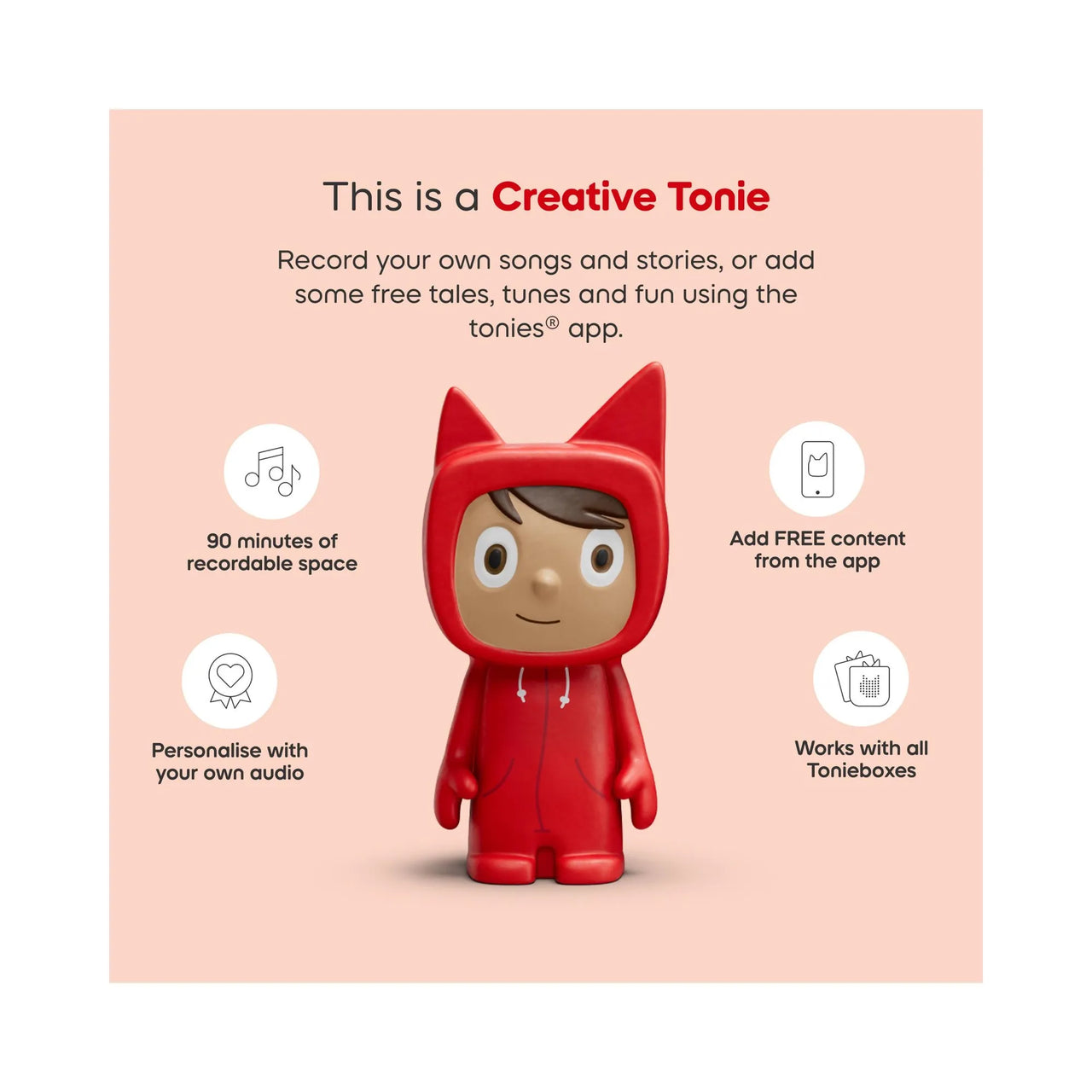 Toniebox 2 Sunset Red Starter Set Creative Tonie Rubie