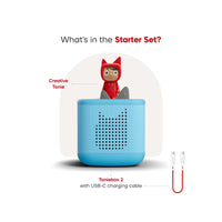 Toniebox 2 Sky Blue Starter Set Creative Tonie Rubie
