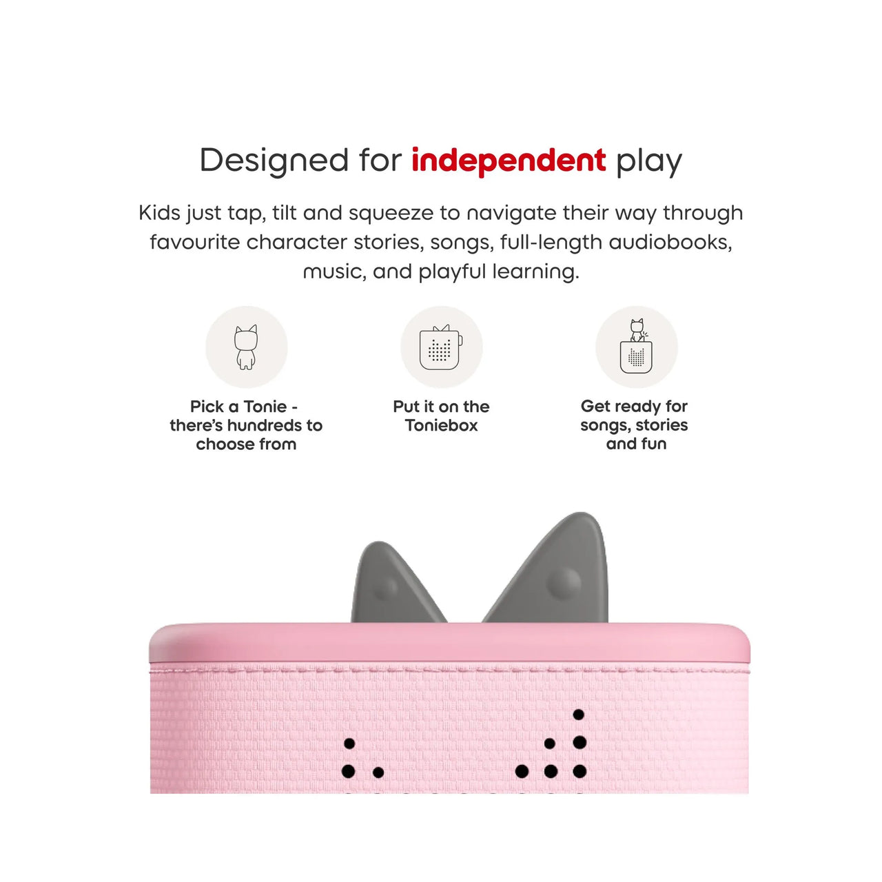 Toniebox 2 Cloud Pink Starter Set Creative Tonie Rubie