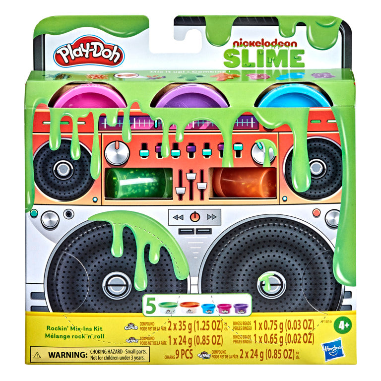 Play-Doh Nickelodeon Slime Rockin' Mix-Ins Kit