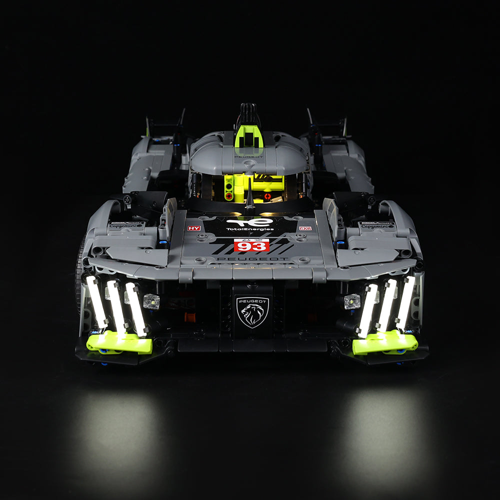 Lego PEUGEOT 9X8 24H Le Mans Hybrid Hypercar 42156 Light Kit