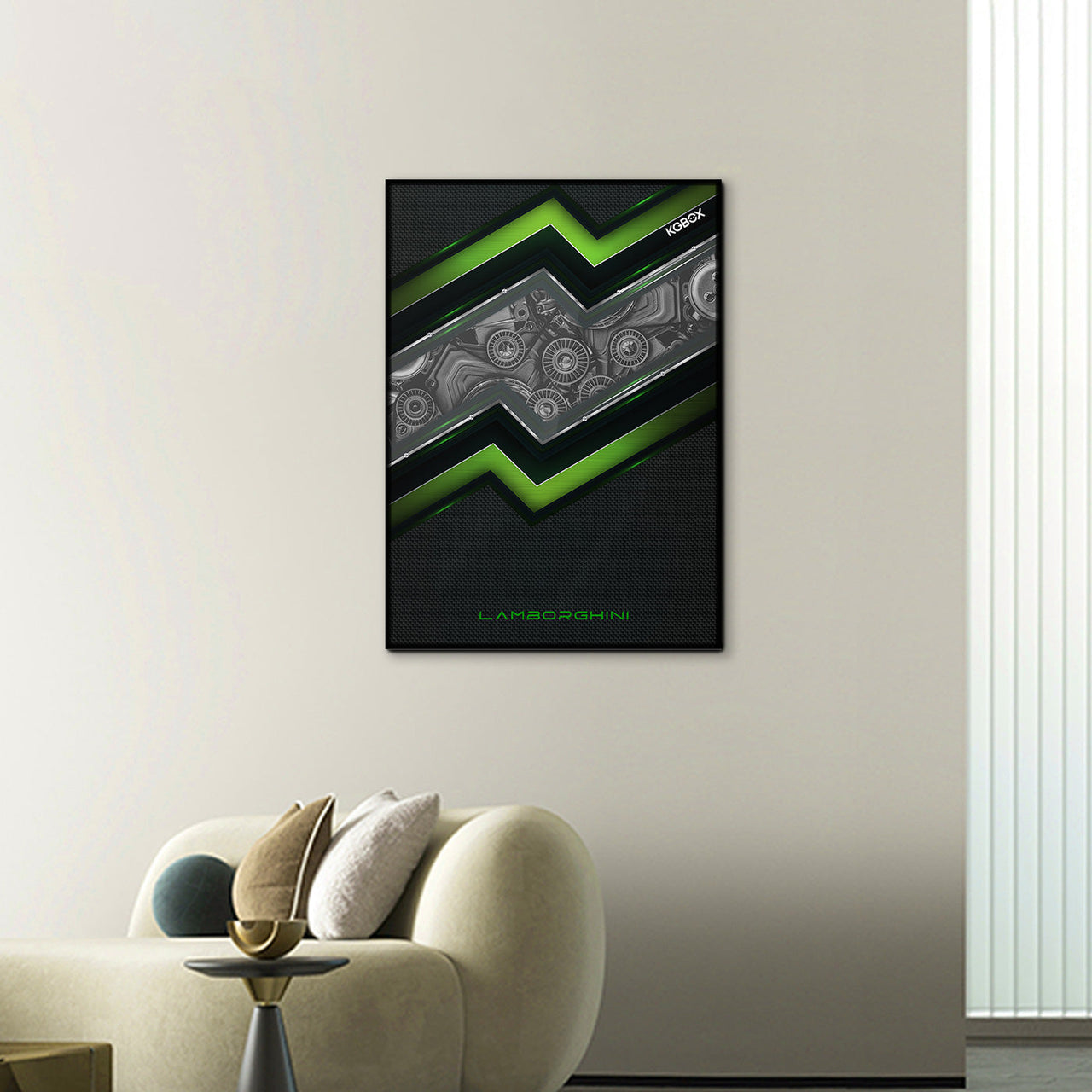 Lego 42115 Lamborghini Sian FKP 37 Display Wallboard