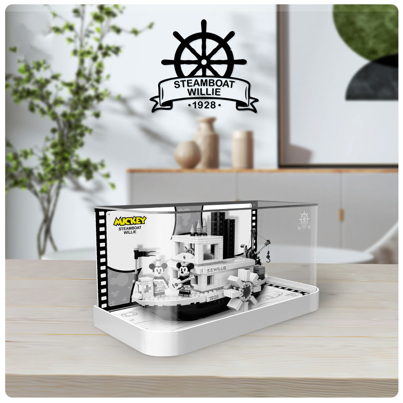 Lego Steamboat Willie 21317 Display Case