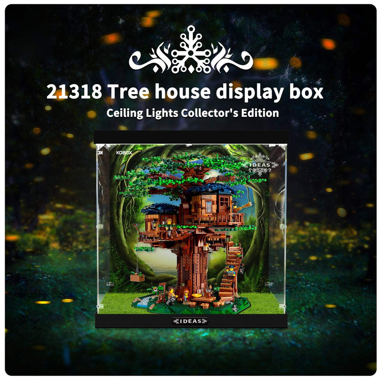 Lego 21318 Tree House Display Case - Ceiling Lights Collector's Edition