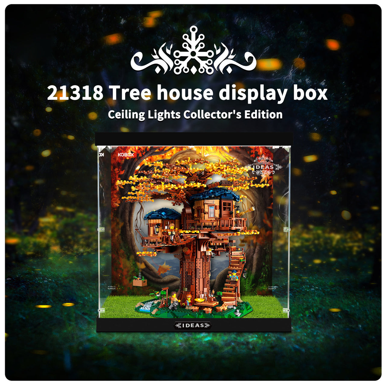 Lego 21318 Tree House Display Case - Ceiling Lights Collector's Edition