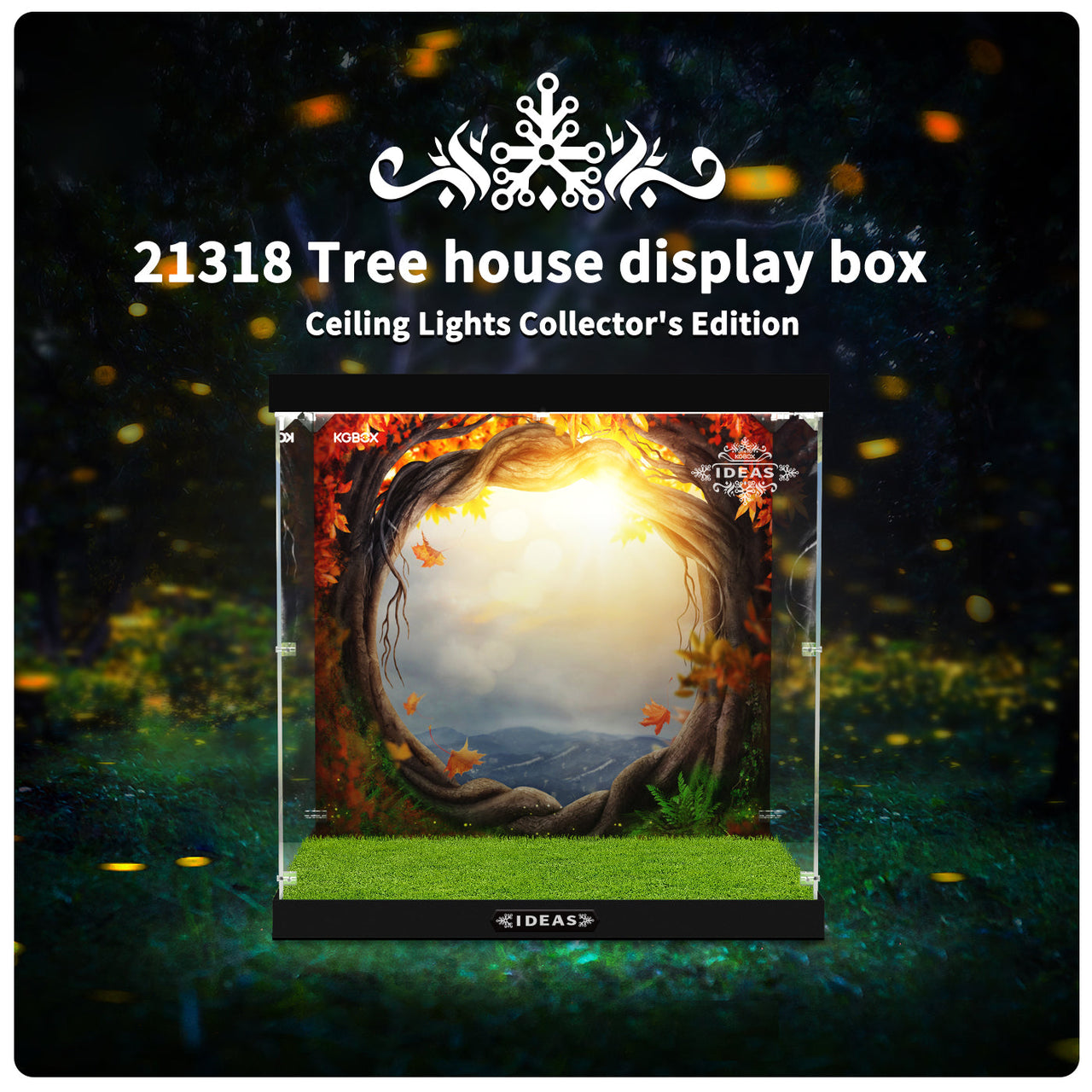 Lego 21318 Tree House Display Case - Ceiling Lights Collector's Edition