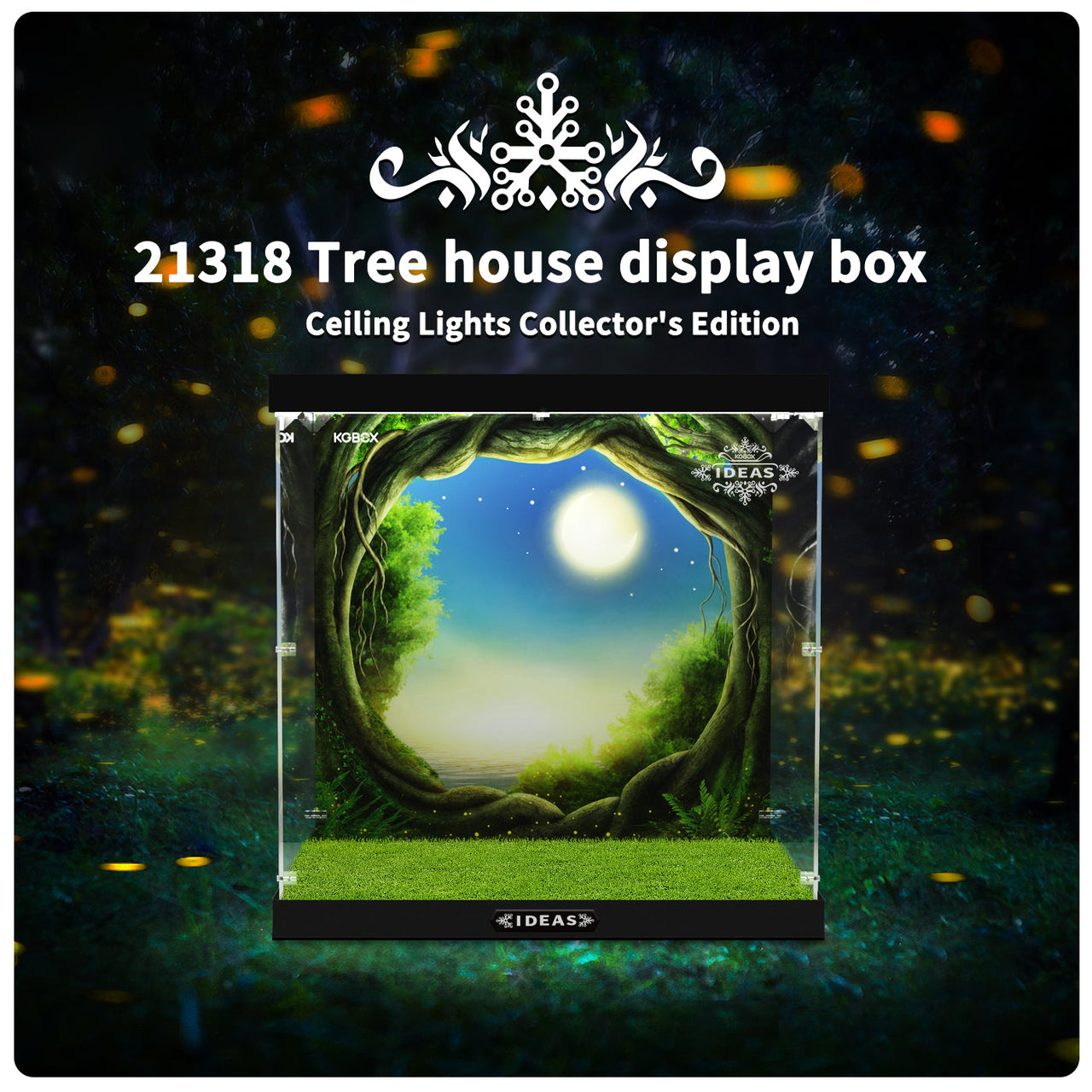 Lego 21318 Tree House Display Case - Ceiling Lights Collector's Edition