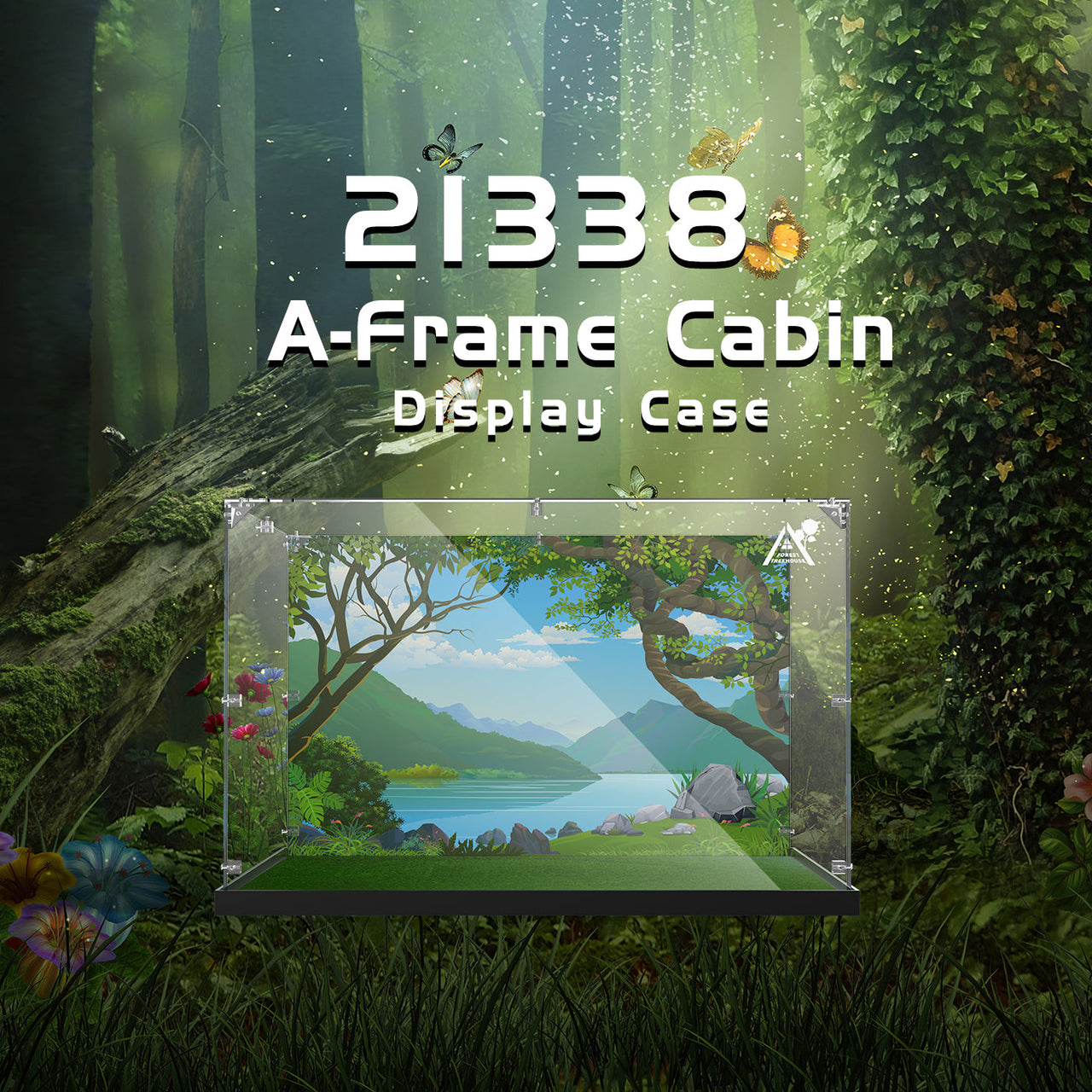 Lego 21338 A-Frame Cabin Display Case