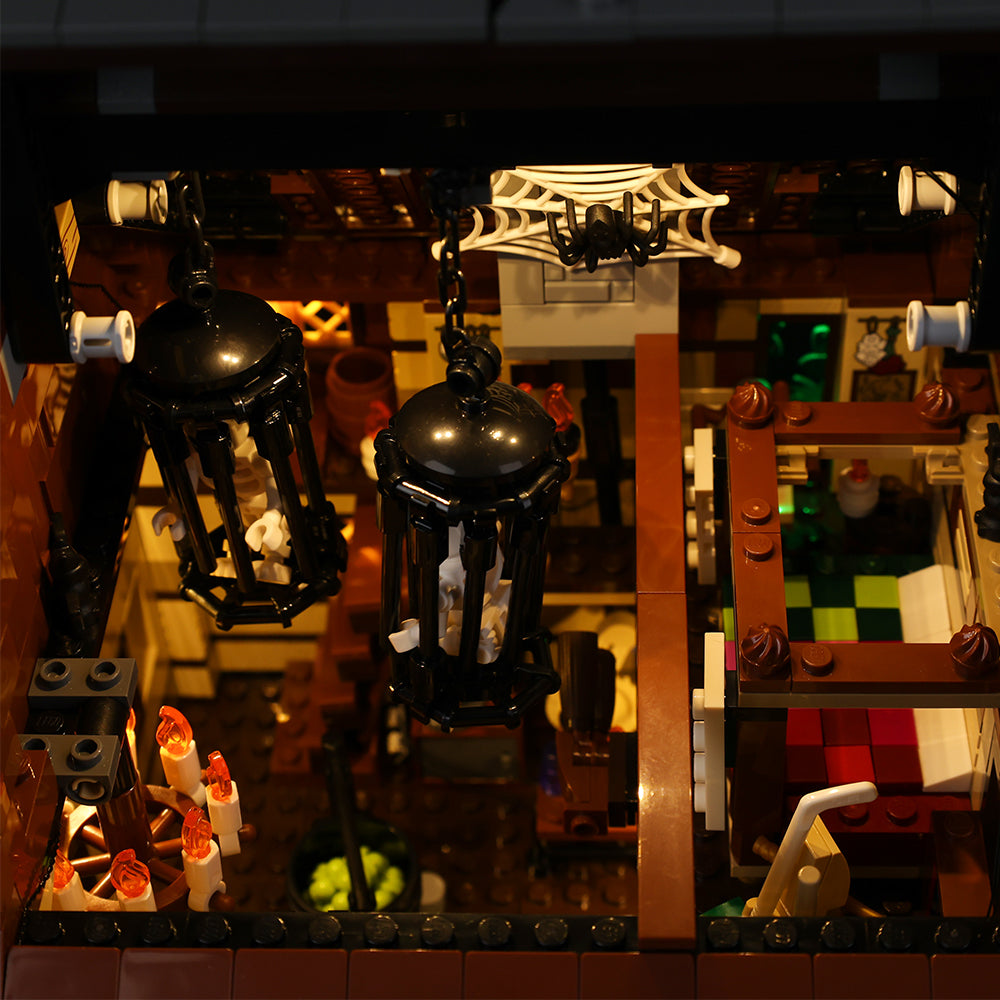 Lego Disney Hocus Pocus: The Sanderson Sisters' Cottage 21341 Light Kit