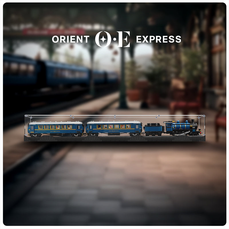 Lego 21344 The Orient Express Train Display Case - Simulated Platform