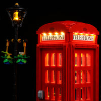 Lego Red London Telephone Box 21347 Light Kit
